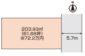 岡山市北区広瀬町　土地　4450万円　SHOWAGROUP