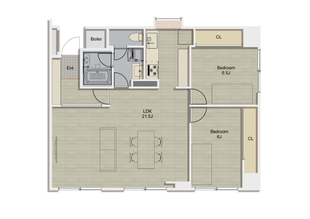 岡山市中区門田屋敷1丁目　門田屋敷マンション　850万円　バルプラン