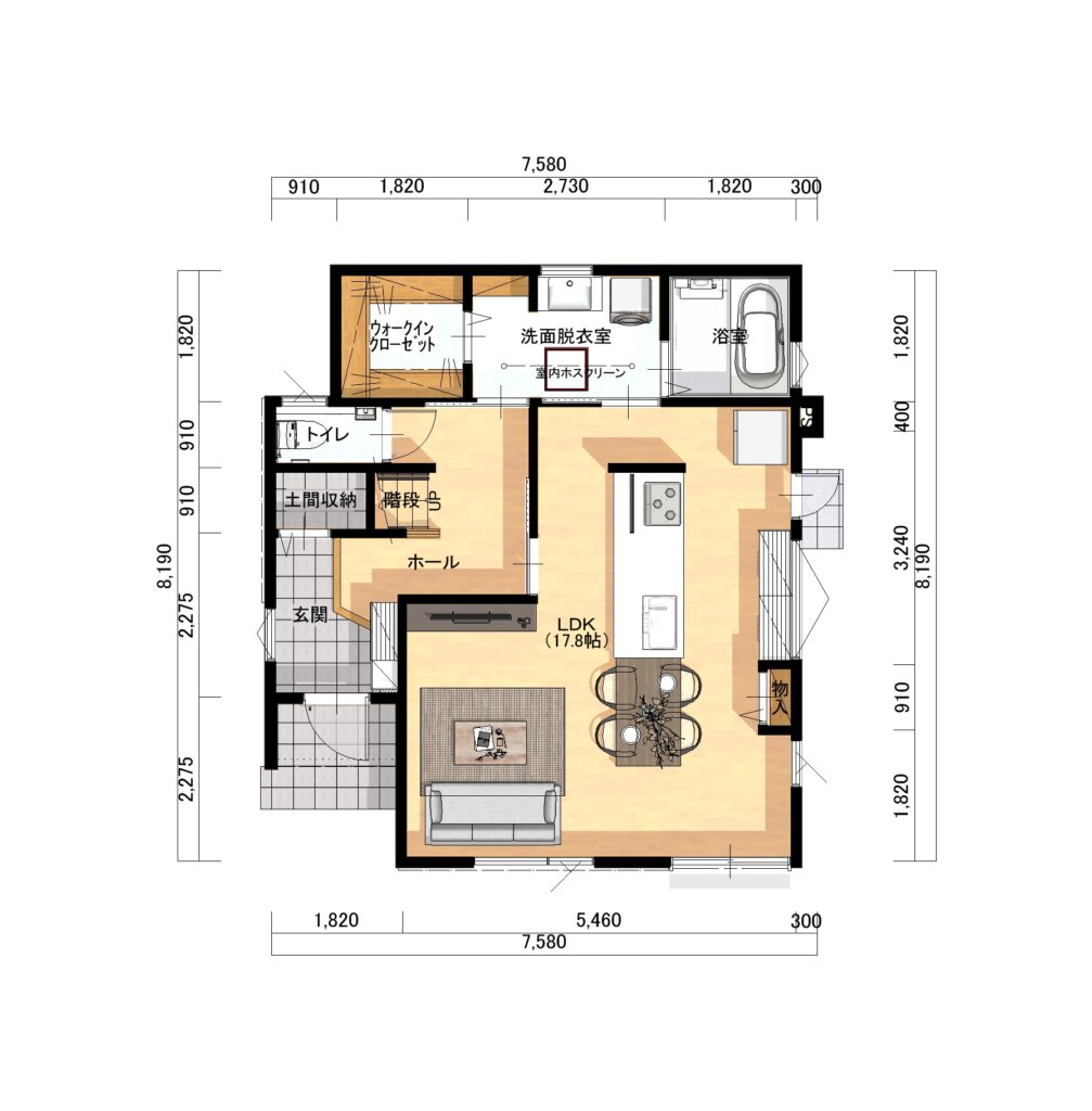 岡山市北区平田　新築建売住宅　4920万円　ライフデザイン・カバヤ㈱