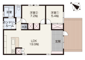 浅口市鴨方町益坂　新築一戸建て　2980万円　サイエンスホーム岡山店