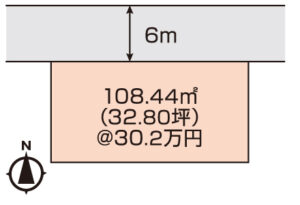 倉敷市中庄　土地　990万円　SHOWAGROUP