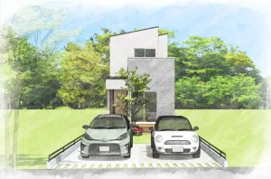 岡山市北区平田123⑩号棟　新築建売住宅　4320万円　ミナモト建築工房　