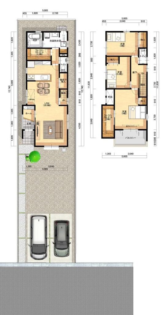 岡山市北区今村①号地　新築建売住宅　6080万円　ライフデザイン・カバヤ