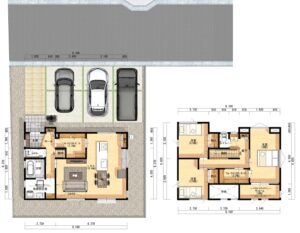 岡山市南区福富西2丁目⑦号地　新築建売住宅　4360万円　ライフデザイン・カバヤ