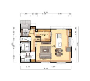 岡山市南区福富西2丁目⑦号地　新築建売住宅　4360万円　ライフデザイン・カバヤ