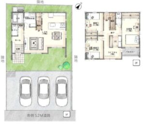 岡山市東区瀬戸町旭ヶ丘3丁目　新築建売住宅　2980万円　トータテ住宅販売㈱岡山営業所