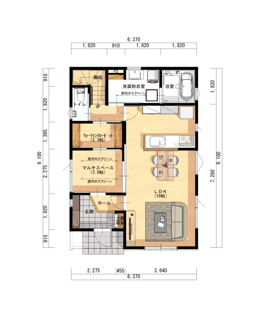 岡山市中区乙多見　新築建売住宅　4070万円　ライフデザイン・カバヤ