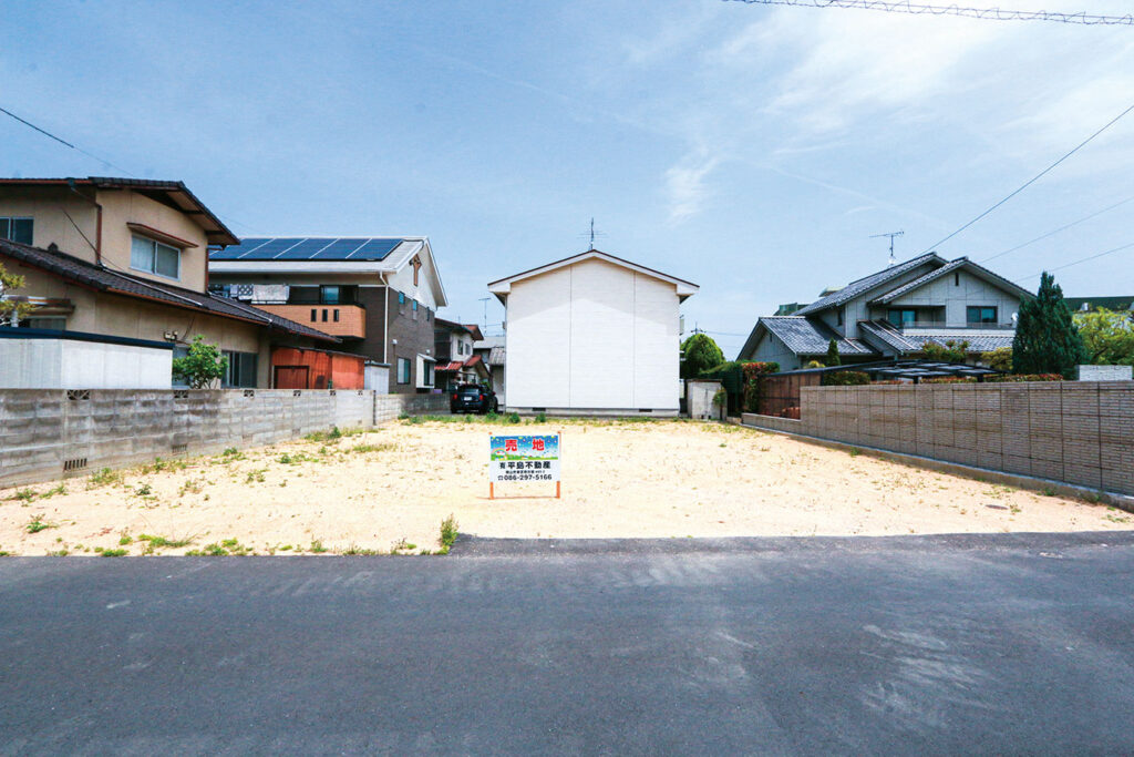 岡山市中区兼基　土地　1765万円　平島不動産