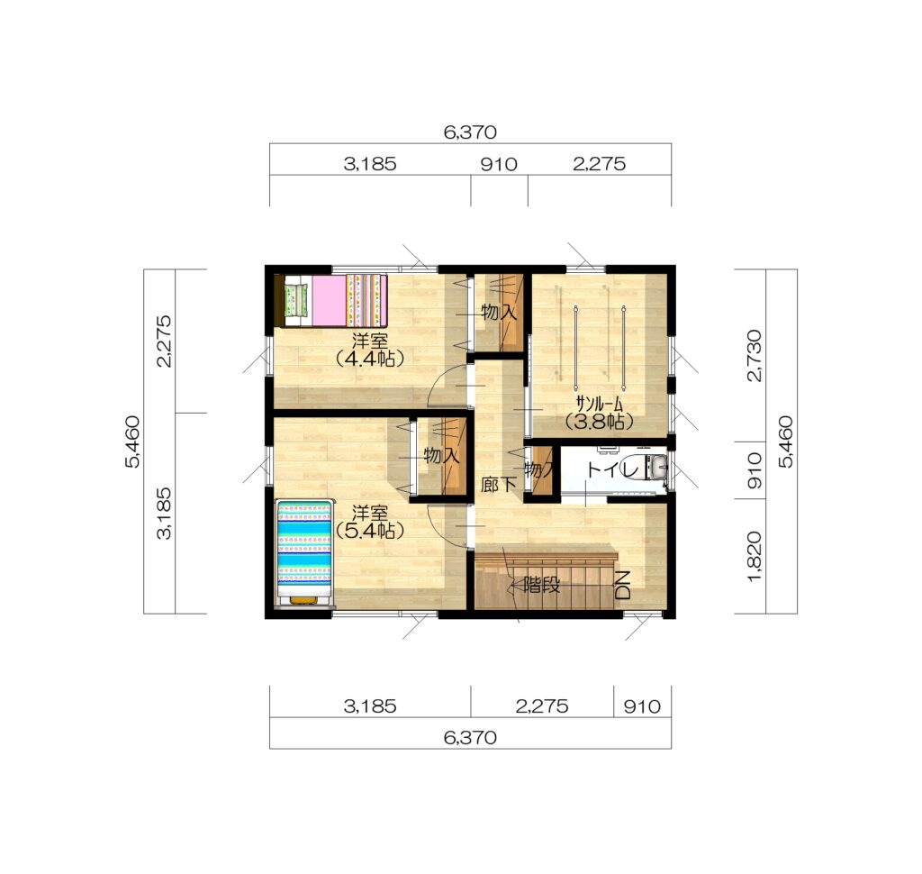 岡山市中区米田　新築建売　3980万円　ライフデザイン・カバヤ