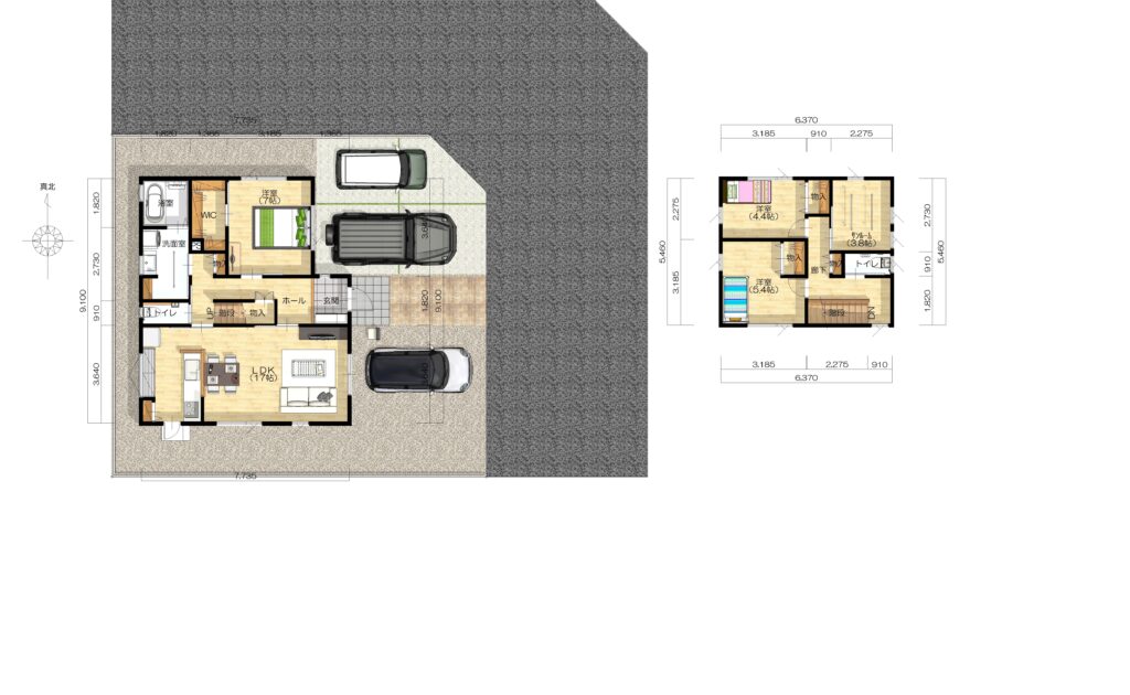 岡山市中区米田　新築建売　3980万円　ライフデザイン・カバヤ