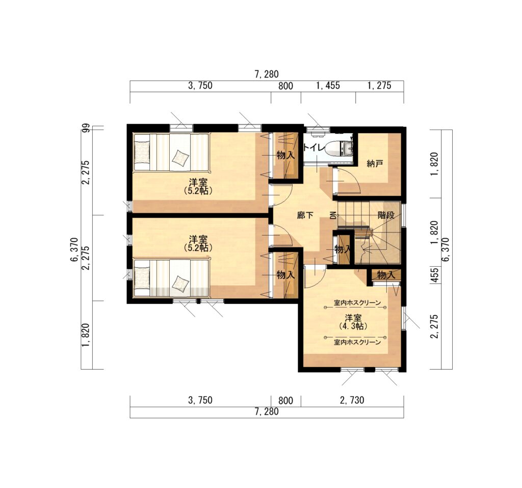 岡山市中区西川原　新築建売　5460万円　ライフデザイン・カバヤ