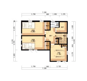 岡山市中区西川原　新築建売　5460万円　ライフデザイン・カバヤ