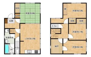 赤磐市桜が丘東　1648万円　リフォーム済　中古住宅　ニッカホーム