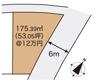 浅口市鴨方町益坂　分譲地　691万円
