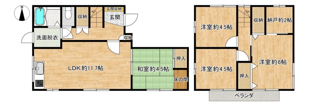 玉野市築港4丁目　中古住宅　リノベーション済み　ニッカホーム