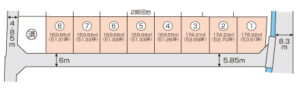 瀬戸内市長船町福里　分譲地　土地　590万円　アジアホーム