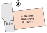 岡山市北区川入　土地　1146.24万円　イデア・フィール