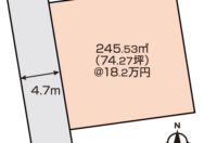 岡山市北区川入　土地　1350万円　ミサワホーム