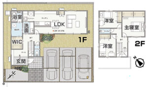 岡山市東区広谷　新築建売　モデル　4580万円　創宅
