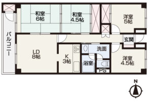 岡山市中区浜　ファミール岡山　マンション　850万円　立建エステイト