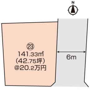 倉敷市中畝2丁目　分譲地　スクエアエステート