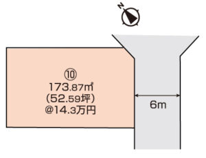倉敷市連島鶴新田　分譲地　スクエアエステート