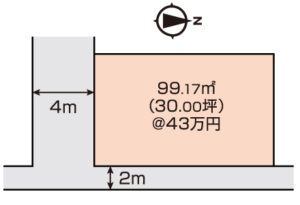 岡山市北区伊福町1丁目 土地 1290万円 おうち家不動産㈱岡山駅西口支店