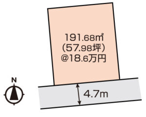 岡山市北区津高 土地 1080万円 おうち家不動産㈱岡山駅西口支店