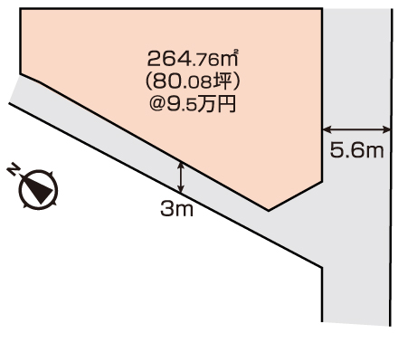 岡山市北区矢坂東町 土地 760万円 アルファ不動産