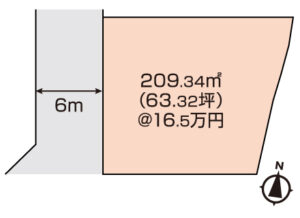 岡山市北区川入　土地　1044.78万円　イデア・フィール