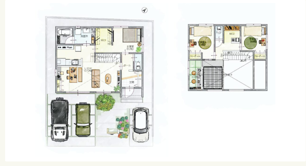 岡山市東区広谷 新築建売住宅 モデルハウス 4550万円 木の城いちばん