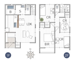 岡山市北区伊福町2丁目 新築建売住宅 4180万円 ナカタホーム岡山
