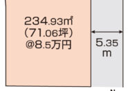 岡山市東区金田　土地　604万円　代全