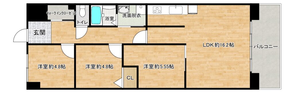 岡山市北区津島西坂　プレステージ津島　中古マンション　1948万円　ニッカホーム