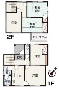 岡山市南区郡 売家 720万円 ミサワホーム