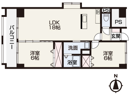 岡山市北区厚生町2丁目 マンション 1780万円 e-住まいる