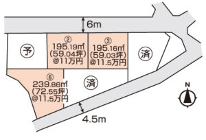 瀬戸町長船町土師 分譲地 土地 649万円 アジアホーム
