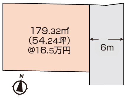 岡山市北区川入 土地 894.96万円 イデア・フィール