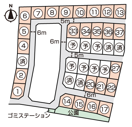 岡山市東区久保 土地 分譲地 コクエイ