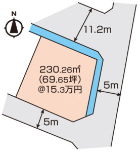 玉野市八浜町見石 土地 1060万円 ミサワホーム