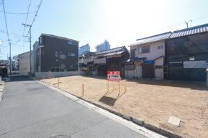 【奉還町3丁目】JR岡山駅徒歩7分の建築条件無|土地