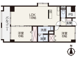 岡山市北区厚生町2丁目　マンション　1780万円　e-住まいる