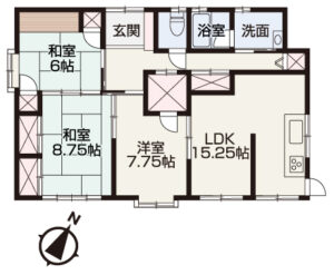 赤磐市桜が丘東4丁目　中古　平屋　1700万円　おうち家不動産岡山駅西口支店