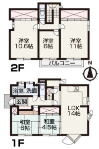 岡山市南区福田　売家　1570万円　ミサワホーム岡山