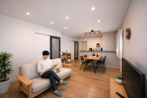 岡山市北区青江5丁目 高性能モデル オープンハウス 運船建設