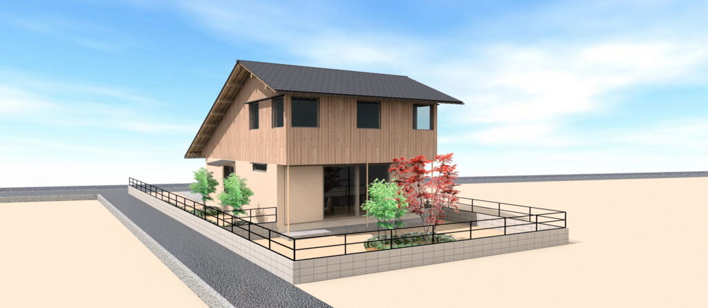 倉敷市片島　完成見学会　木創