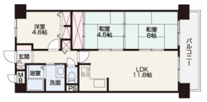 岡山市北区桑田町 中古 マンション 1200万円 アローズ