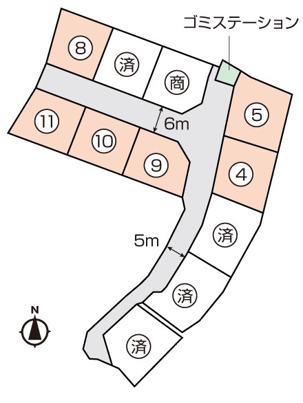 倉敷市児島小川9丁目 分譲地 大建地所NX