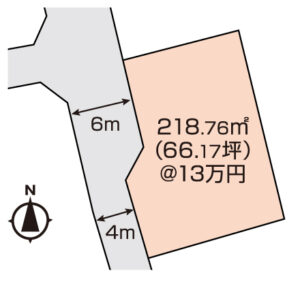 岡山市北区加茂　土地　860万円　おうち家不動産㈱岡山駅西口支店