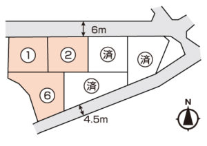 瀬戸町長船町土師　分譲地　土地　649万円　アジアホーム